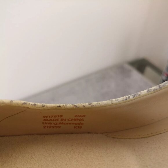 Cole Haan Grand OS Womens 6.5 Slip On Shoes Snakeskin Print Wedge Heel - Picture 10 of 12